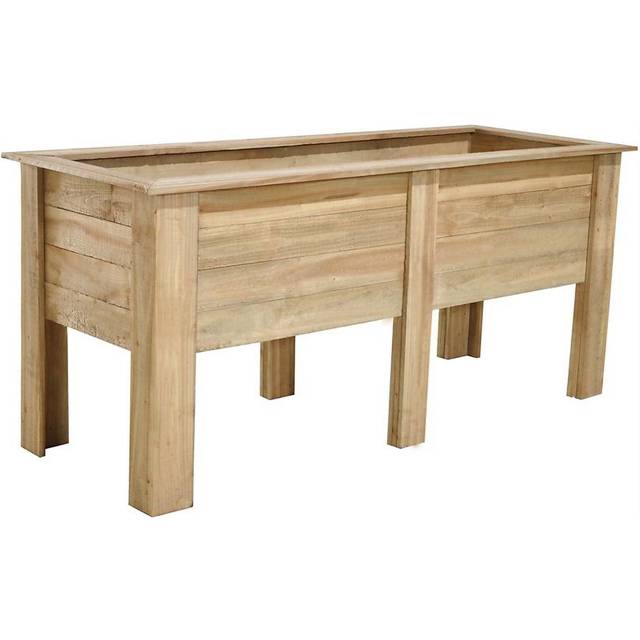 Forest Large Deep Root Wooden Garden Planter 6'x2' (1.8x0.6m)