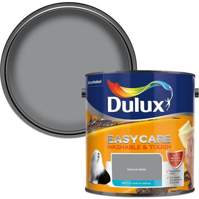 Dulux Easycare Washable & Tough Matt Emulsion Paint - Natural Slate - 2.5L