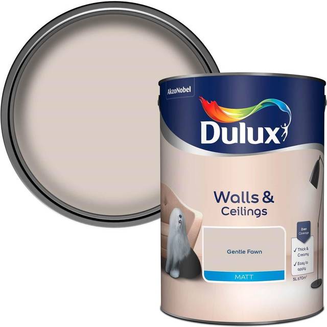 Dulux Matt Emulsion Paint - Gentle Fawn - 5L