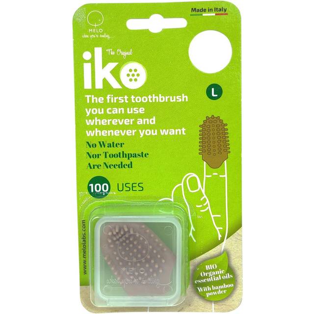 Fingertandborste med bambupulver IKO LARGE