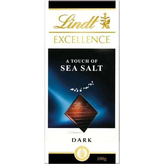 Lindt Excellence Dark Sea Salt Chocolate Bar 100g