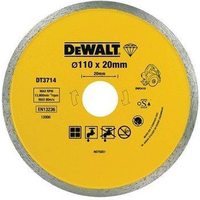 DeWalt DT3714-QZ Diamond Tile Blade 110mm x 20mm