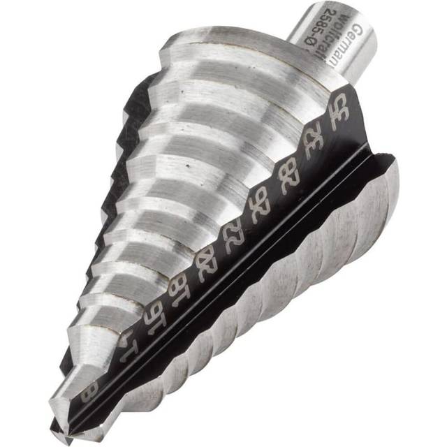 Wolfcraft Step Drill Bit 10 mm 8-35 mm HSS Grey 2585000