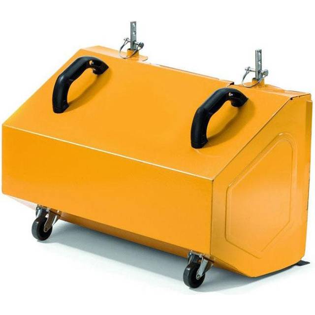 Uppsamlingsbox till sopmaskin