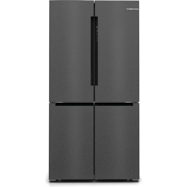 Bosch KFN96AXEA  American style, multi door fridge Freezer Black steel doors with cast iron sides