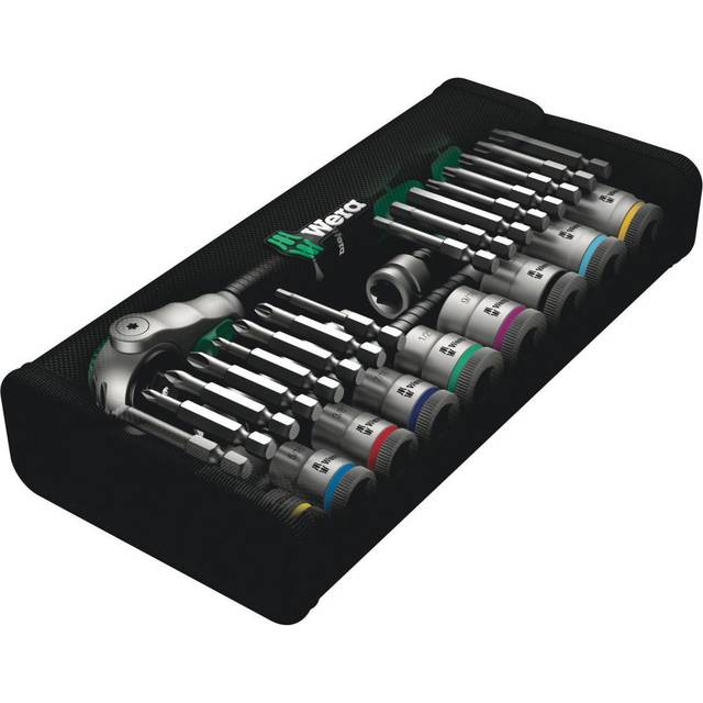 Wera 8100 SB9 Zyklop 29 Piece 3/8" Drive Socket and Bit Set