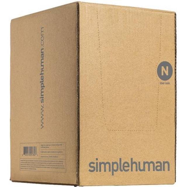 simplehuman code N custom Fit Drawstring Trash Bags  200 count  30 Liter  8 gallon  White