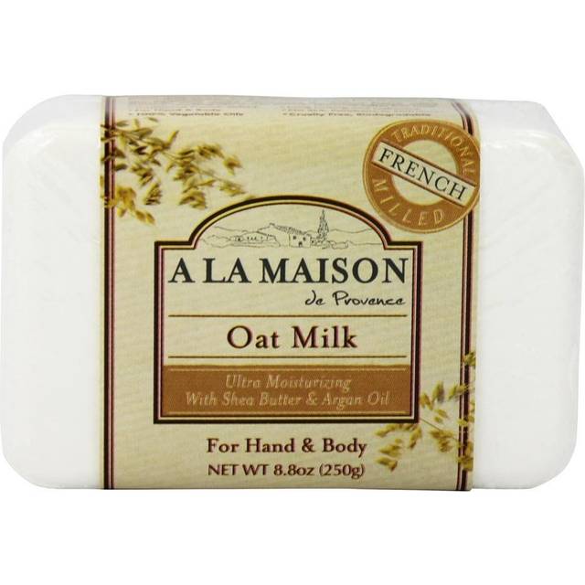 A La Maison French Milled Hand & Body Bar Soap Oat Milk 8.8 oz
