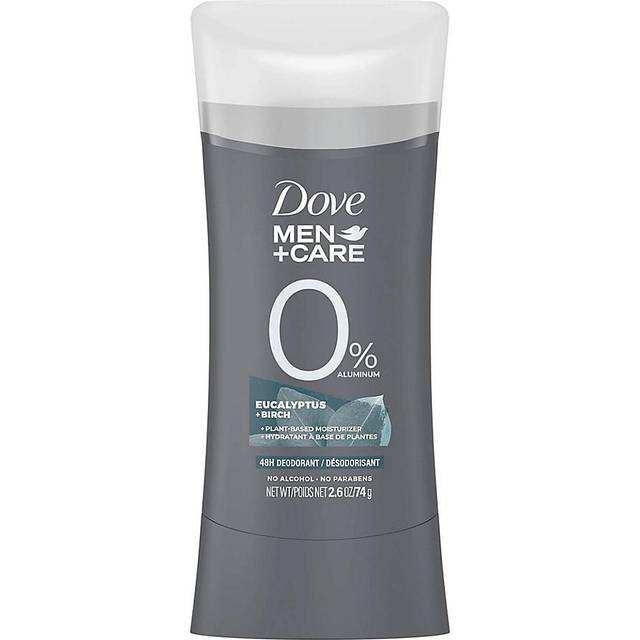 Dove Men+Care 0% Deodorant Stick Eucalyptus+Birch, 2.6oz
