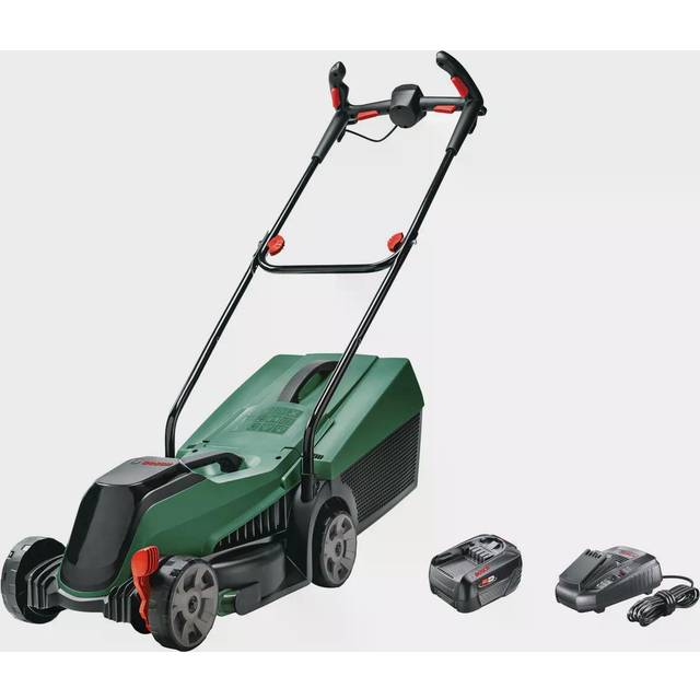 Bosch AKKU PLÆNEKLIPPER 18V 1X4,0AH M/TRIMMER Batteridrevet plæneklipper