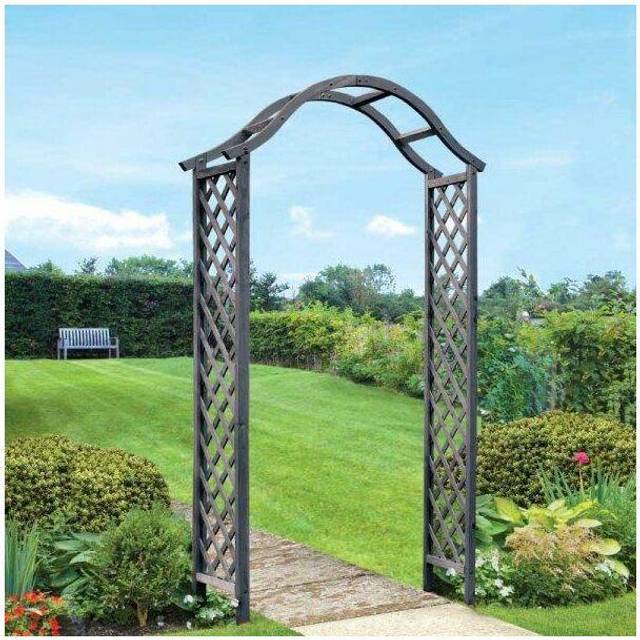 Smart Garden Woodland Garden Arch, Brown