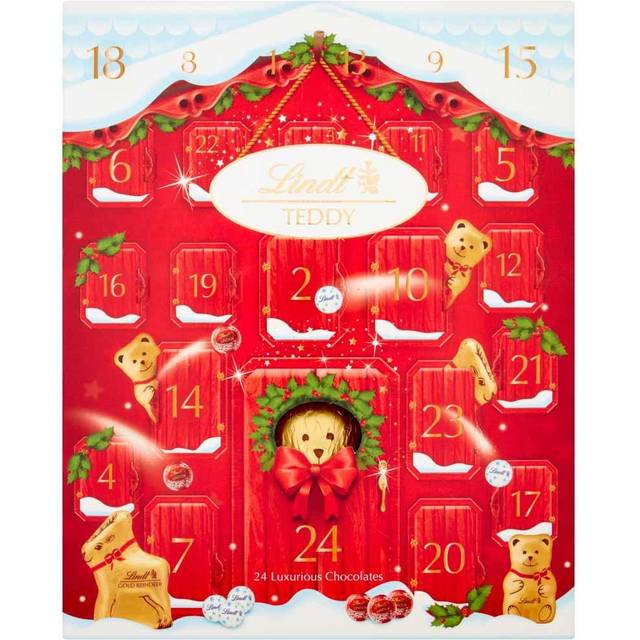 Lindt teddy bear chocolate christmas advent calendar 250g