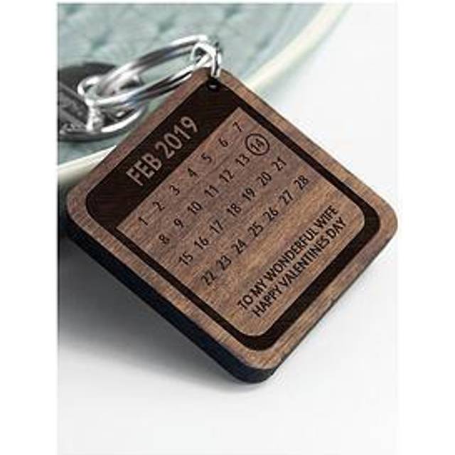 Personalised A Day To Remember Wooden Keyring