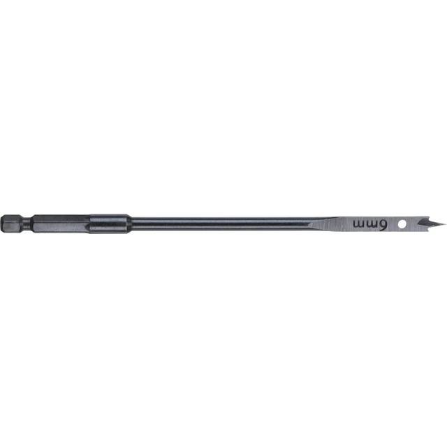 Milwaukee Hex Shank Flat Drill Bit 6mm 160mm Pack of 1