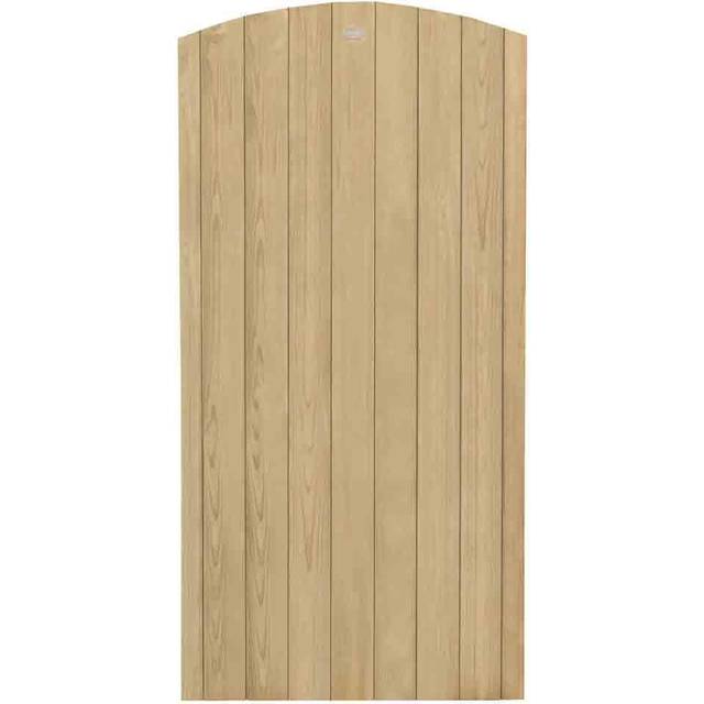 6ft High (1800mm) Forest Garden Heavy Duty Dome Top Tongue and Groove Gate