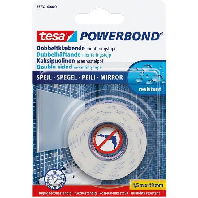Monteringstejp 1,5 m x 19 mm Tesa
