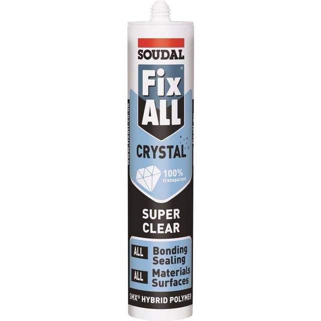 Soudal Fix ALL Crystal Hybrid Sealant & Adhesive - 290ml
