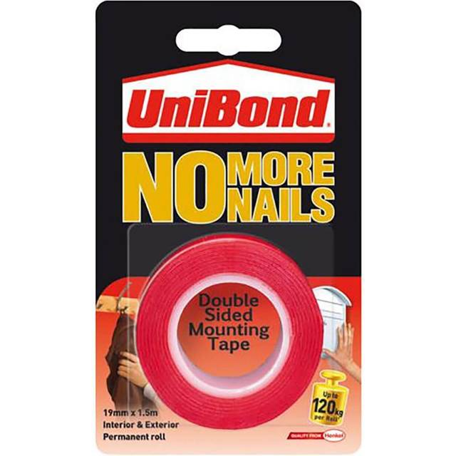 Unibond No More Nails Double Sided Mounting Tape 19mm