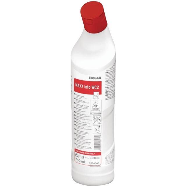 Ecolab Maxx Into WC2 Toilet Cleaner Ready To Use 750ml (12 Pack)