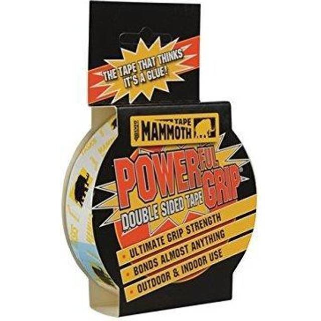 Everbuild Mammoth Powergrip Indoor and Outdoor Double Sided Tape Clear 12mm 2.5m