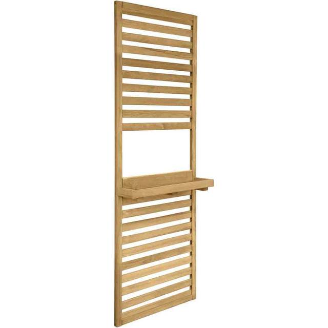 Forest Garden Slatted Tall Wall Planter 2 Shelves - Pressure Treated - 5'11