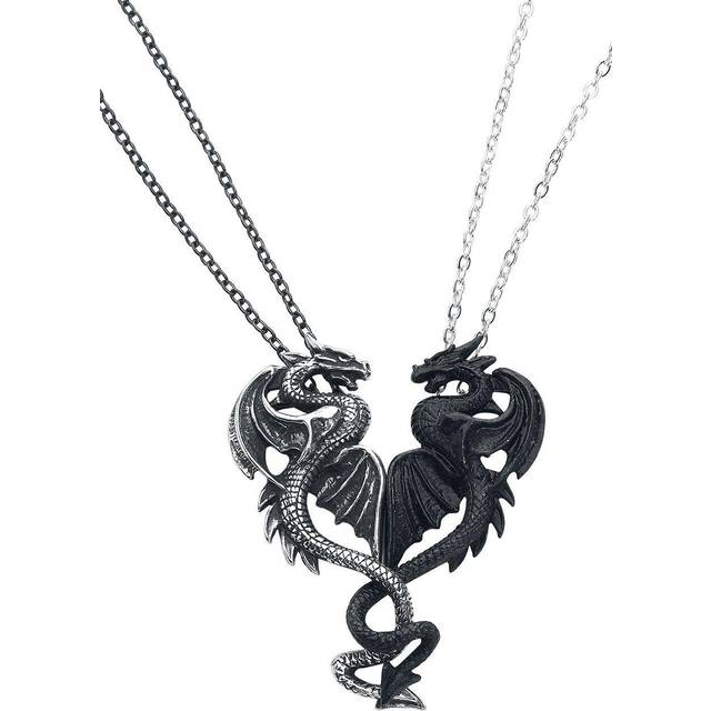 Alchemy Gothic P811 Draconic Tryst Necklace - Multicoloured