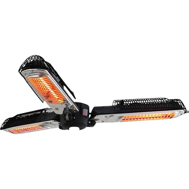 Outsunny Electric Parasol Heater Infrared Quartz 2000W Outdoor Umbrella mounted