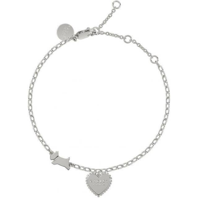 Radley London Ladies Silver Plated Bobble Heart Bracelet