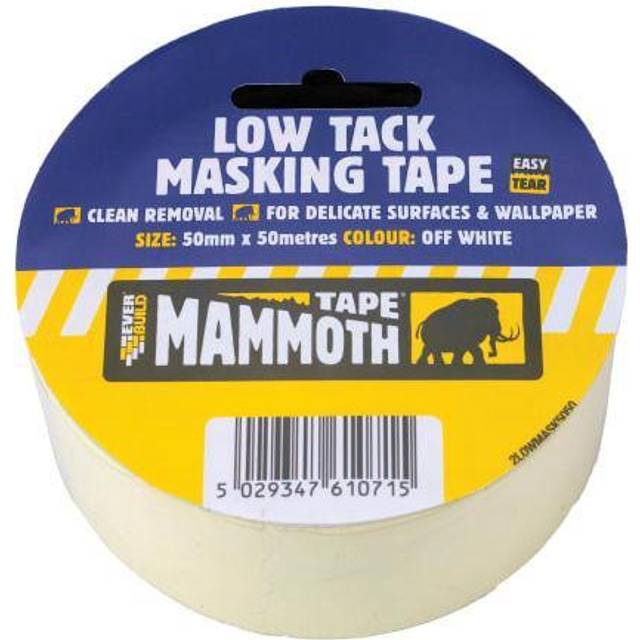 Everbuild Low Tack Masking Tape 50mm 25m