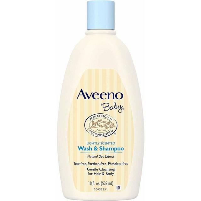 Aveeno Baby Wash & Shampoo Lightly Scented 18 fl oz