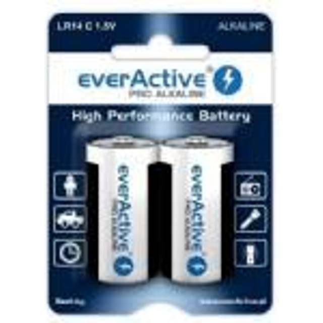 2 everactive pro alkaline c lr14 batteries 1.5v r14 8000mah 2030