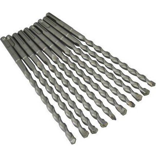Faithfull SDS Plus Drill Bit 10mm OL: 210mm WL: 150mm Bulk 10 FAISDS10210B