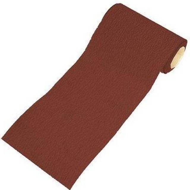 Faithfull FAIAR10120R Aluminium Oxide Sanding Paper Roll Red Heavy-Duty 115mm x 10m 120g