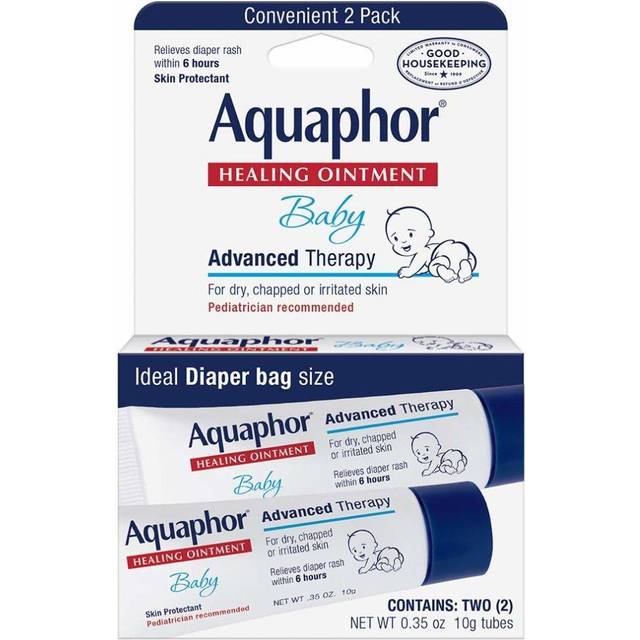 Aquaphor, Baby Healing Ointment, Fragrance Free , 2 Tubes, 0.35 oz (10 g) Each