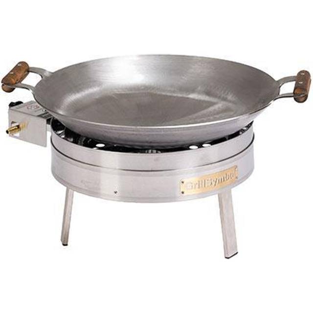 GrillSymbol Wok 45 cm kolstål