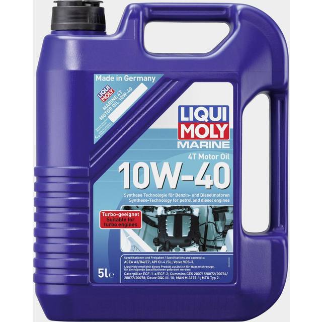 LIQUI MOLY Marine 4T Motor Oil 10W-40 | 5 L | Boot Motoröl | Art.-Nr.: 25013, farblos