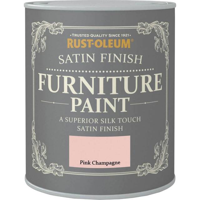 Rust-Oleum Satin Furniture Paint - PINK CHAMPAGNE - 750ml - Pink