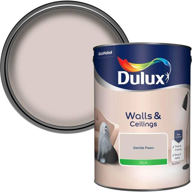 Dulux Silk Emulsion Paint Gentle Fawn - 5L