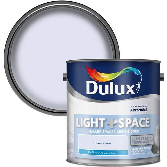 Dulux Light+ Space Matt Emulsion Paint - Cotton Breeze - 2.5L