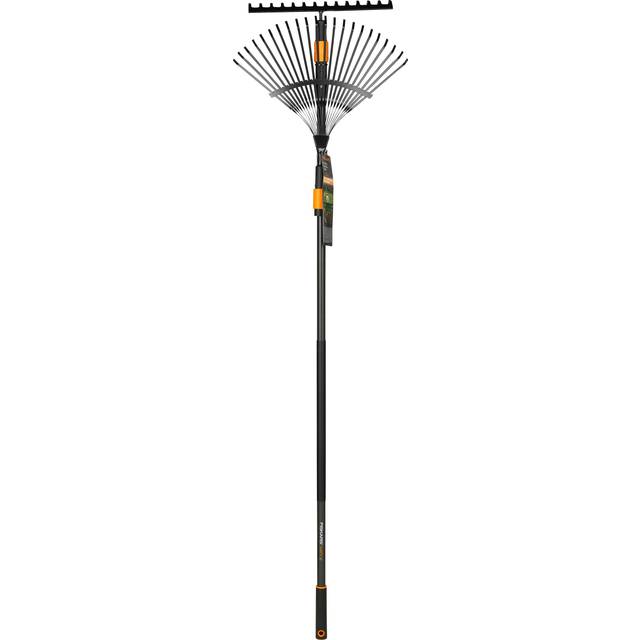 Fiskars QuikFit Leaf Rake+Soil Rake+ShaftL SET