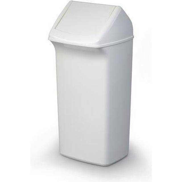 Durable affaldsspand kvadratisk 40 flip låg 40L