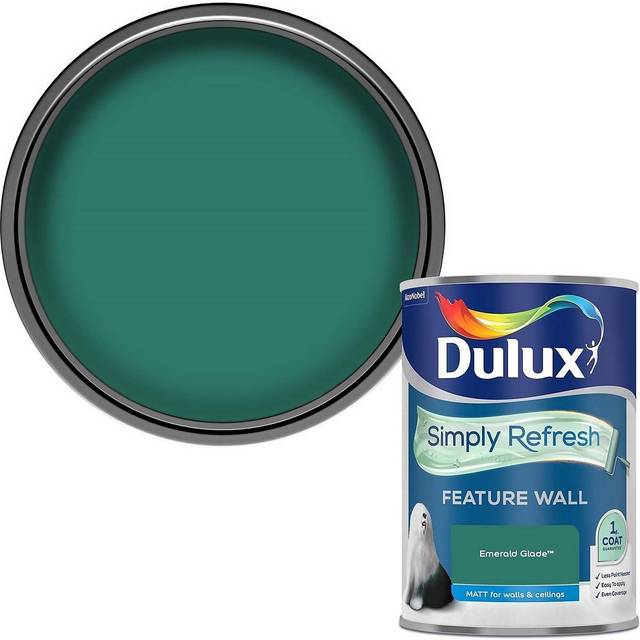 Dulux Simply Refresh Feature Wall Emerald Glade, 1.25L - Green