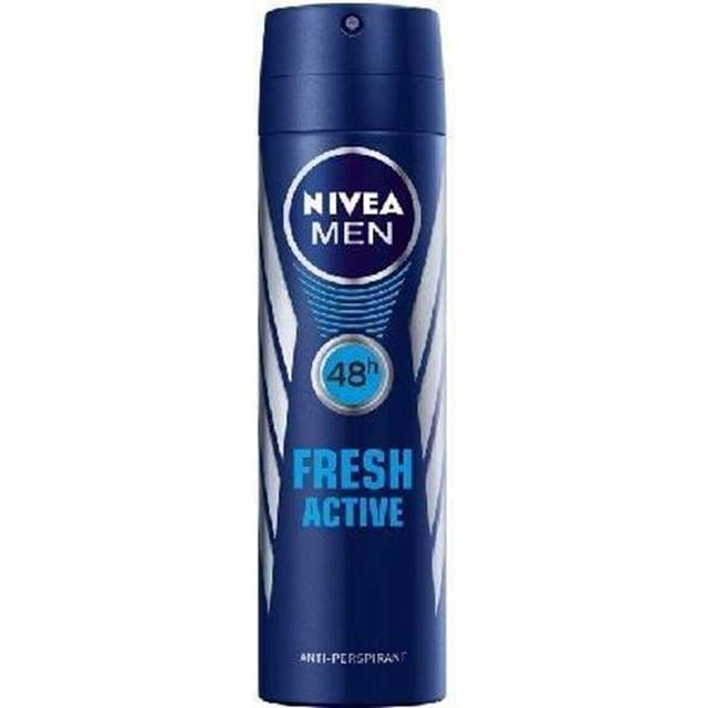 Nivea Men Fresh Active 48h Antiperspirant Spray 150ml - Ultimate Sweat and Odor Defense for Active Men