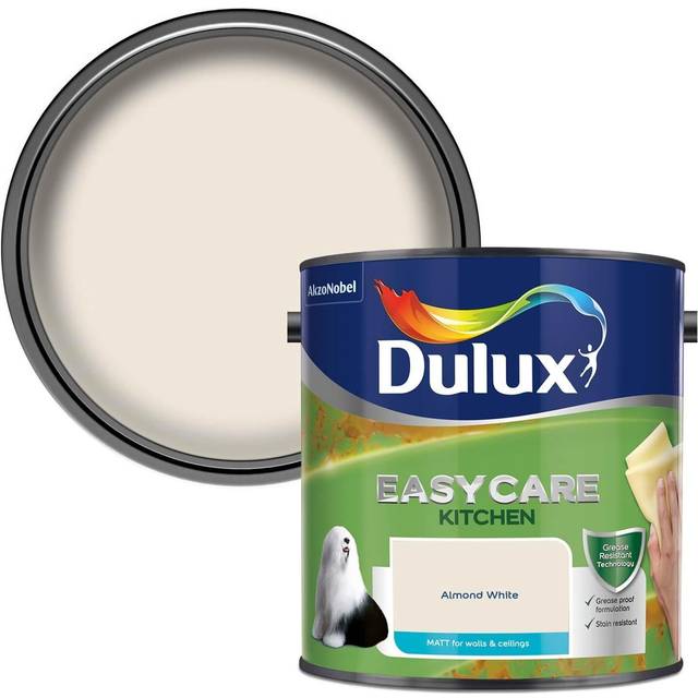 Dulux Easycare Kitchen Matt, Almond White 2.5L