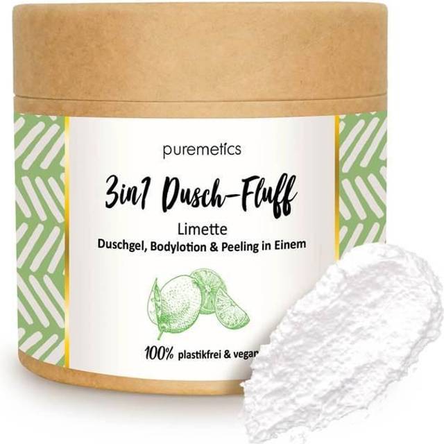 puremetics Pleje Peelings & Masks Saltpeeling lime No10 3-in-1 Shower-Fluff 250 g