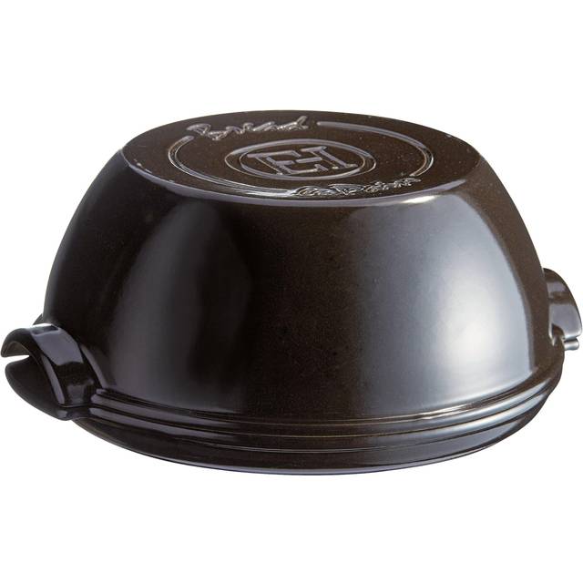 Emile Henry Charcoal 5.2L Round Bread Baker