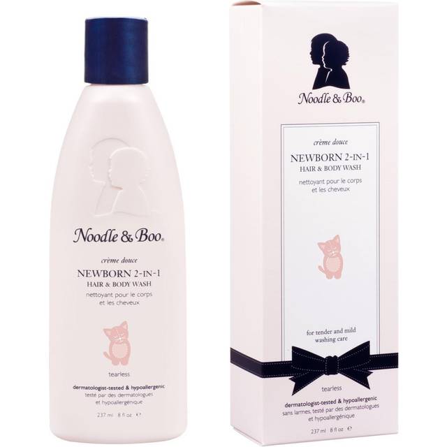 Noodle & Boo 2 in 1 Newborn Hair & Body Wash for Baby, Tear Free and Hypoallergenic, 8 Oz