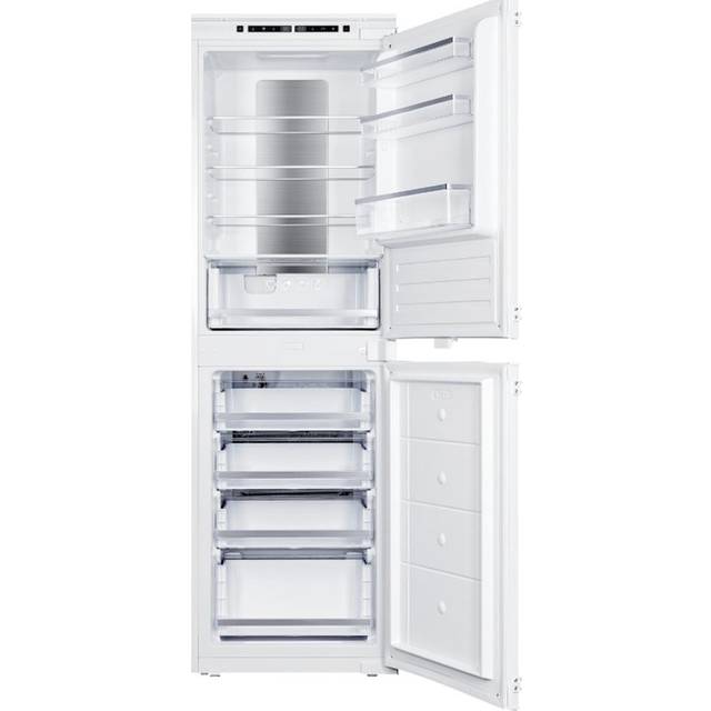 Integrated Frost Free Fridge Freezer, 50/50 Split, White - Montpellier MIFF5151F