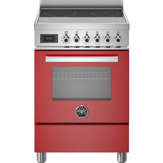 Bertazzoni PRO64I1EROT Professional Series 60cm Red Induction Range Cooker