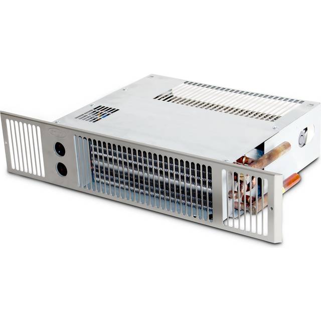 Smiths Hydronic Plinth Heater Space Saver 5 in Stainless Steel Effect